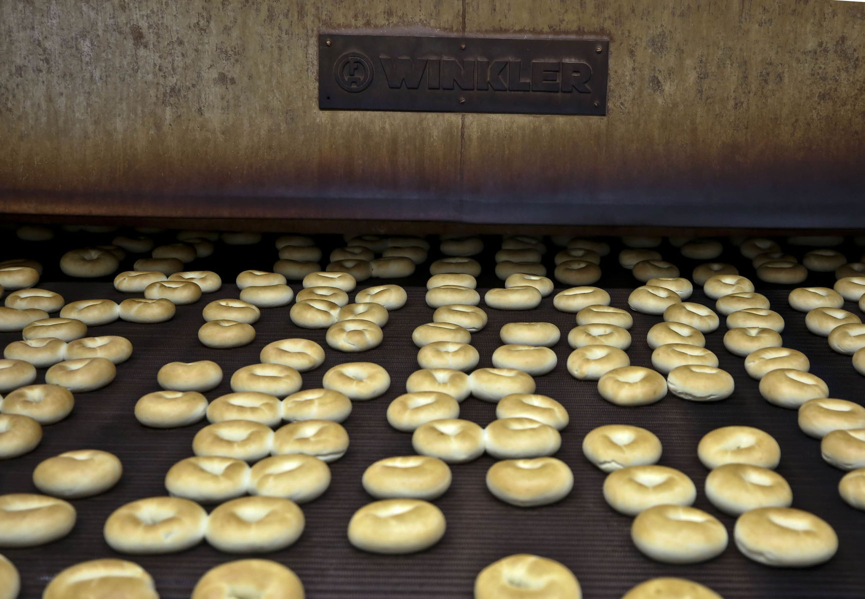 A bagel is born: rings are baked